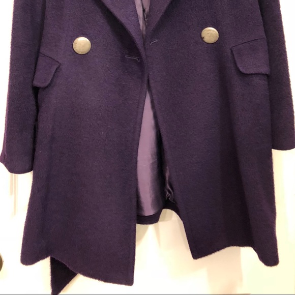 Jackets & Coats Womens Purple Pea Coat Poshmark